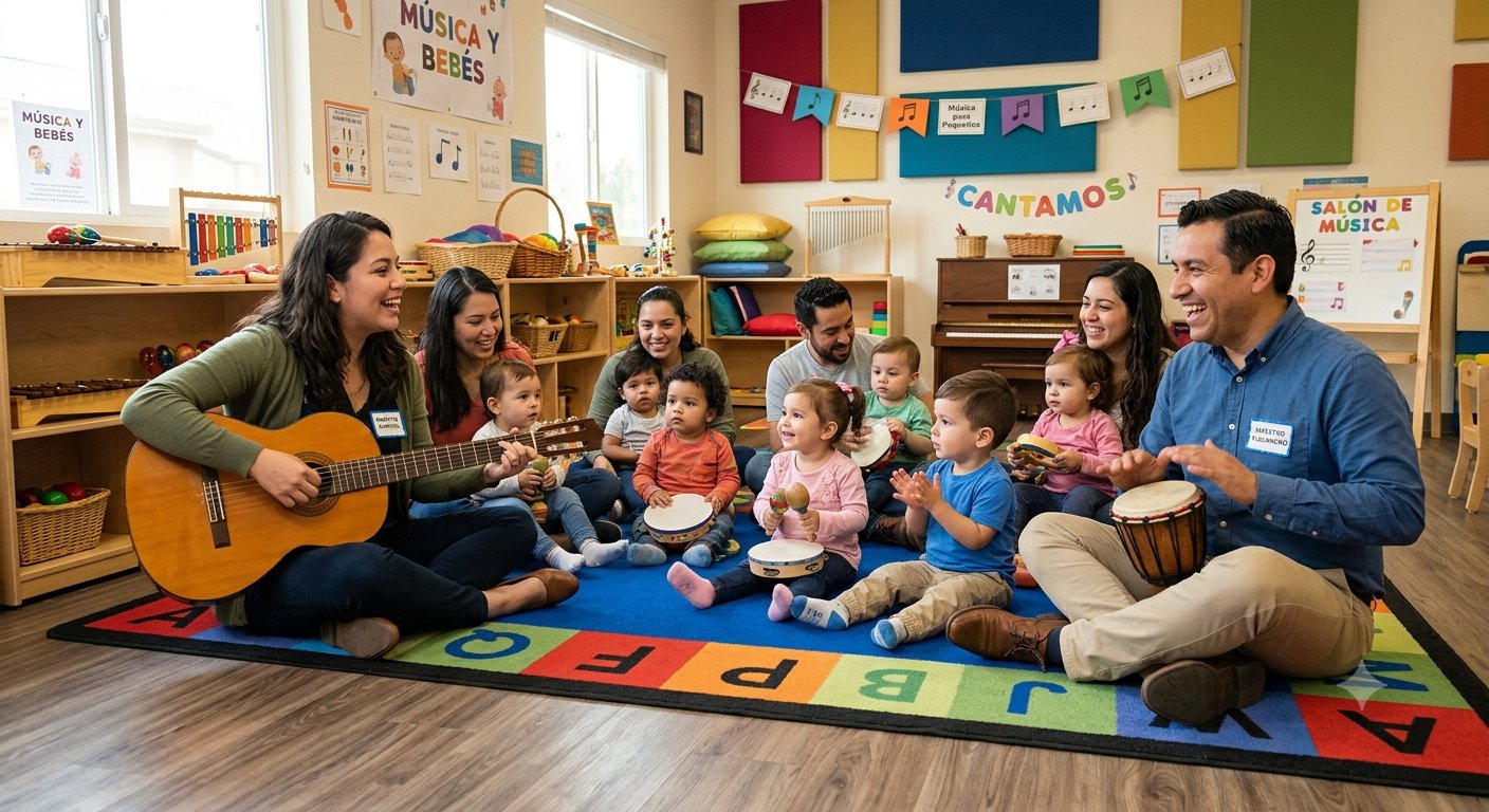 Clase de música en Piki Peques